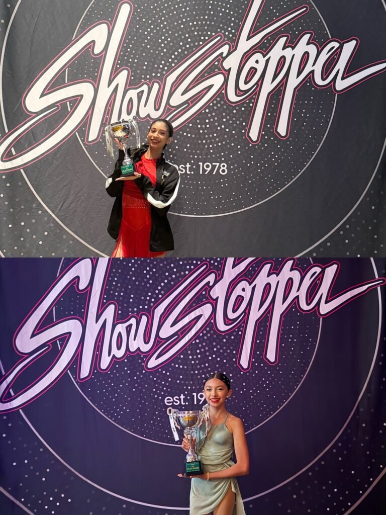 Karina's School of Dance dancers with their awards at the ShowStopper competition